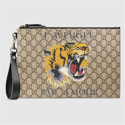 sacoche gucci tigre|gucci tiger accessories.